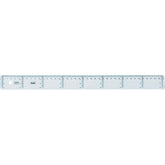 REGLA 40CM GRADUADA TRANSPARENTE CAJA 20 UDS | 20 UNIDADES | (SAFTA BASICO)